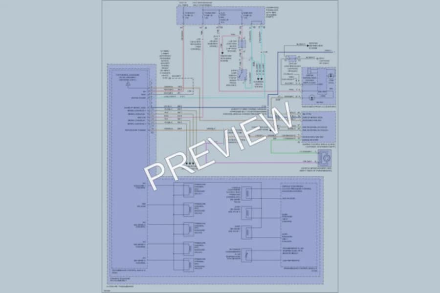 2011 GMC Yukon Transmission wiring diagram preview