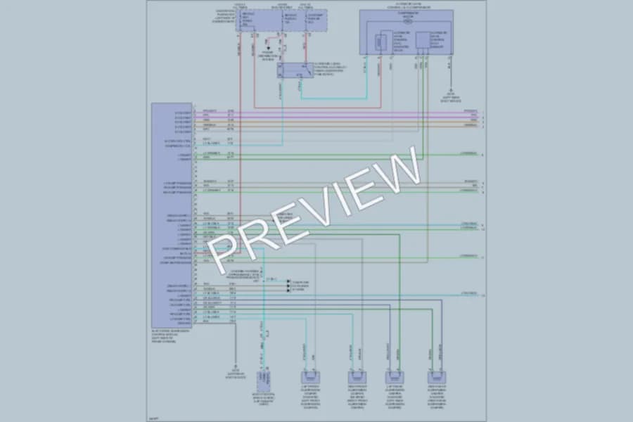2011 GMC YukonDenali Electronic Suspension wiring diagram preview
