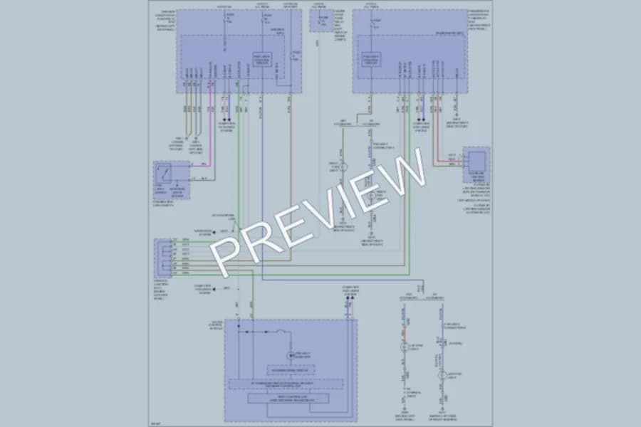 2011 Honda Accord Headlights wiring diagram preview