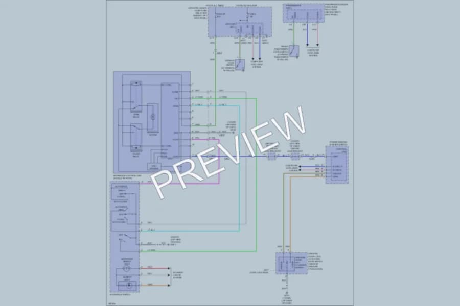 2011 Honda Accord Power Top Sunroof wiring diagram preview