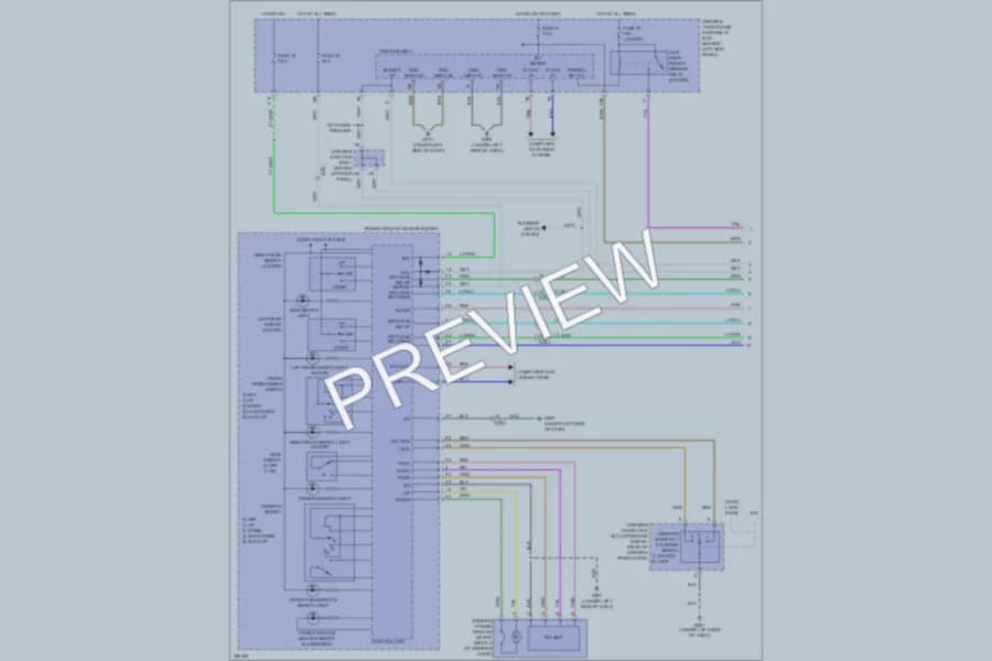 2011 Honda Accord Power Windows wiring diagram preview