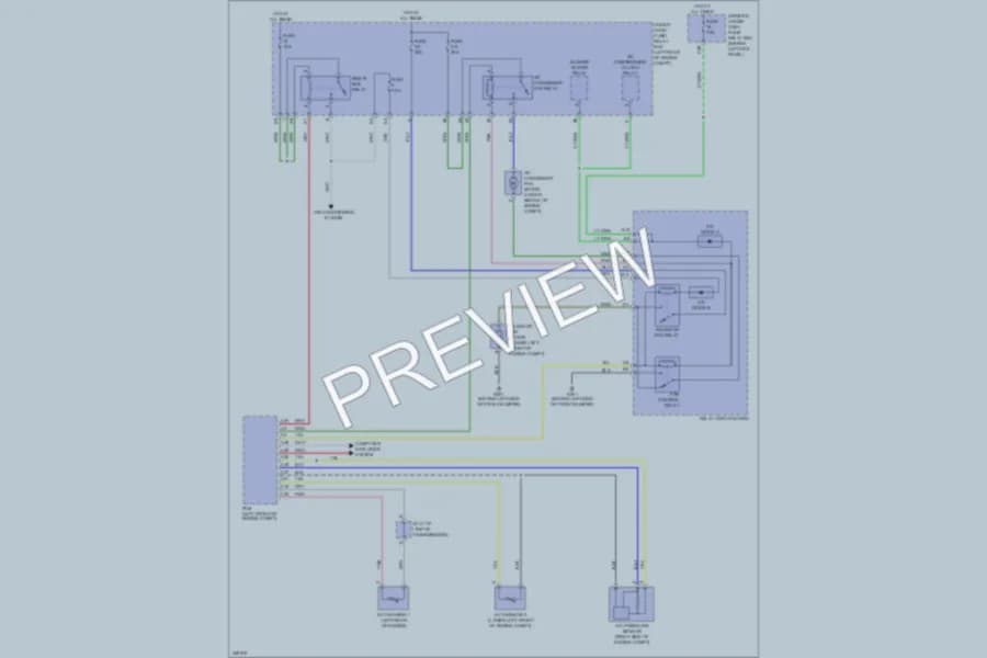 2011 Honda AccordCrosstour Cooling Fan wiring diagram preview