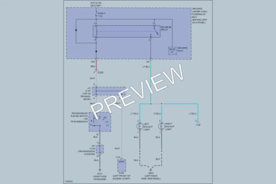 2011 Honda AccordCrosstour Exterior Lights wiring diagram preview