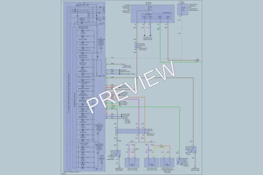 2011 Honda AccordCrosstour Instrument Cluster wiring diagram preview