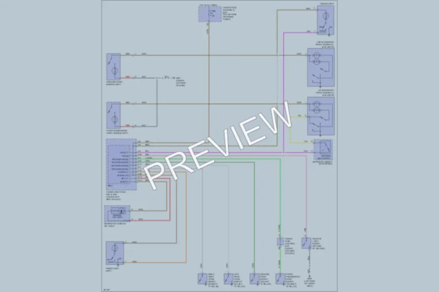 2011 Honda CRV Interior Lights wiring diagram preview
