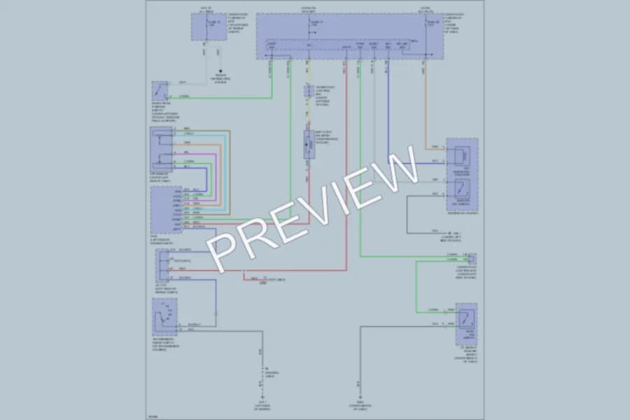 2011 Honda CRV Shift Interlock wiring diagram preview