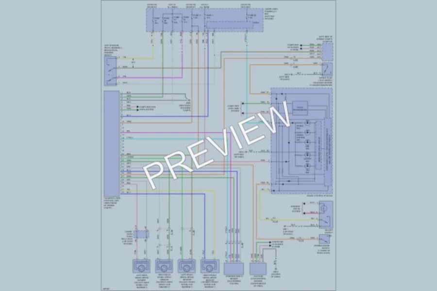 2011 Honda CRZ Anti Lock Brakes wiring diagram preview
