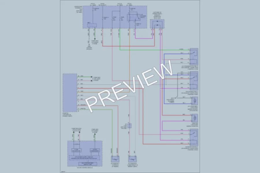2011 Honda CRZ Cooling Fan wiring diagram preview