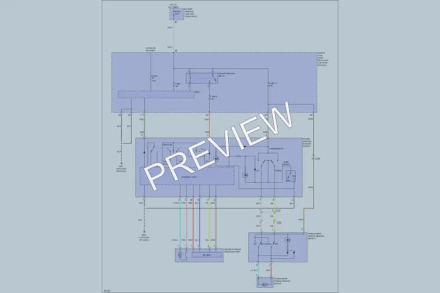 2011 Honda CRZ Power Windows wiring diagram preview