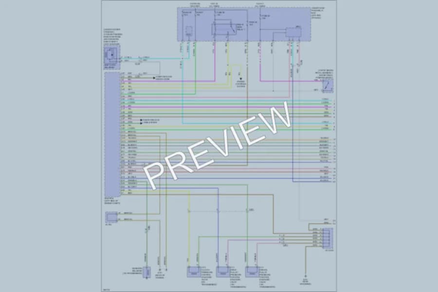 2011 Honda CRZ Transmission wiring diagram preview