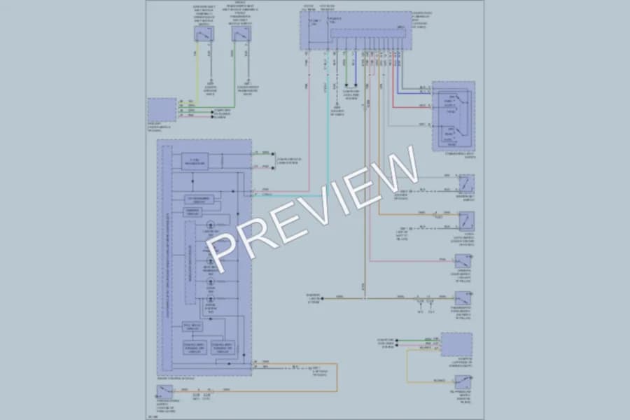 2011 Honda CRZ Warning Systems wiring diagram preview