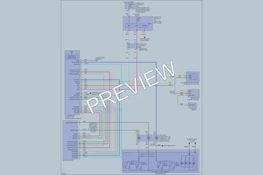 2011 Honda Civic Navigation wiring diagram preview