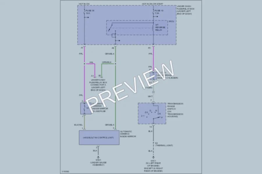 2011 Honda Civic Power Mirrors wiring diagram preview