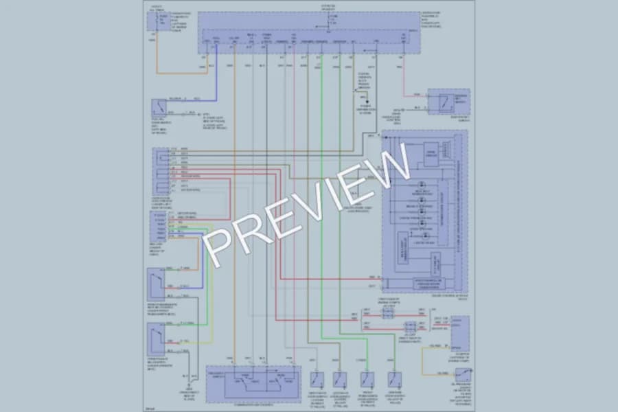 2011 Honda Civic Warning Systems wiring diagram preview