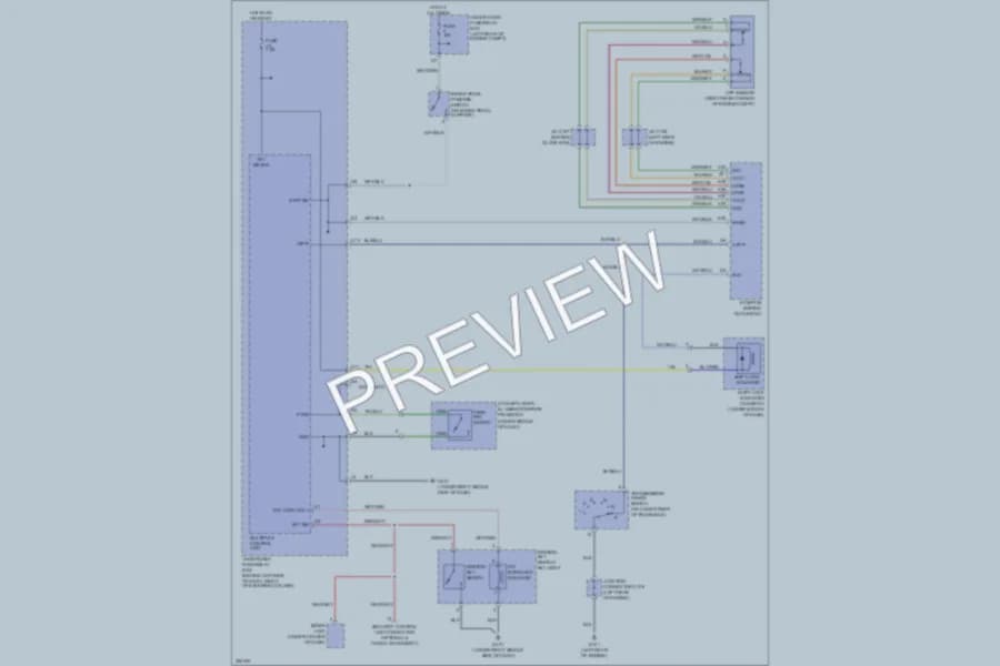2011 Honda Element Shift Interlock wiring diagram preview