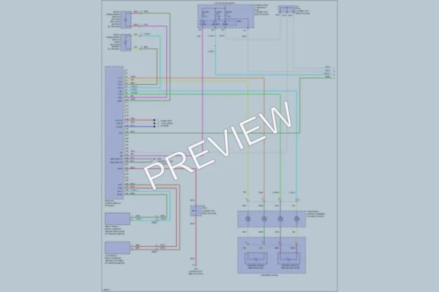 2011 Honda Fit Supplemental Restraints wiring diagram preview
