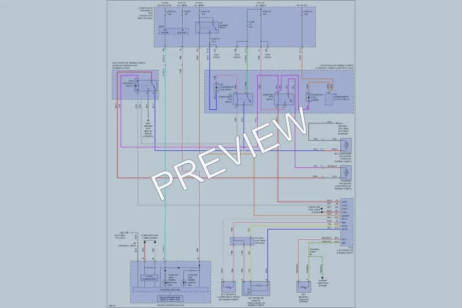 2011 Honda Insight Cooling Fan wiring diagram preview
