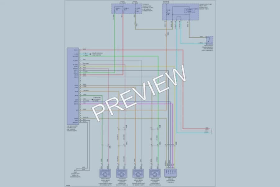2011 Honda Pilot Anti Lock Brakes wiring diagram preview
