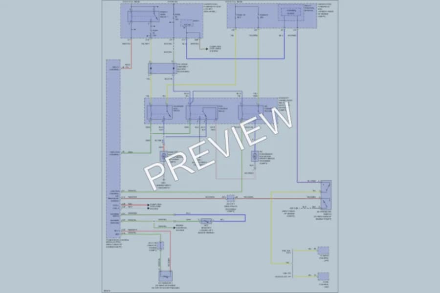 2011 Honda Ridgeline Cooling Fan wiring diagram preview