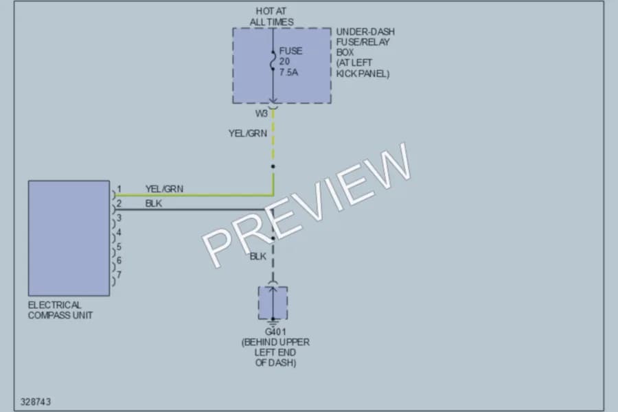 2011 Honda Ridgeline Navigation wiring diagram preview