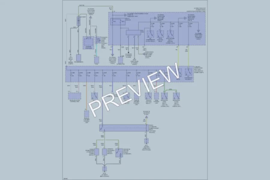 2011 Honda Ridgeline Power Distribution wiring diagram preview