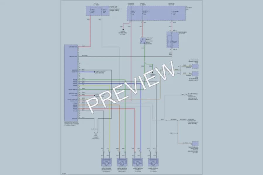 2011 Hyundai Accent Anti Lock Brakes wiring diagram preview