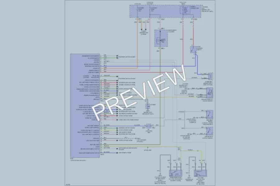 2011 Hyundai Accent Body Control Modules wiring diagram preview