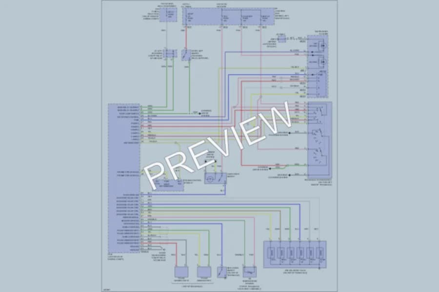 2011 Hyundai Accent Transmission wiring diagram preview