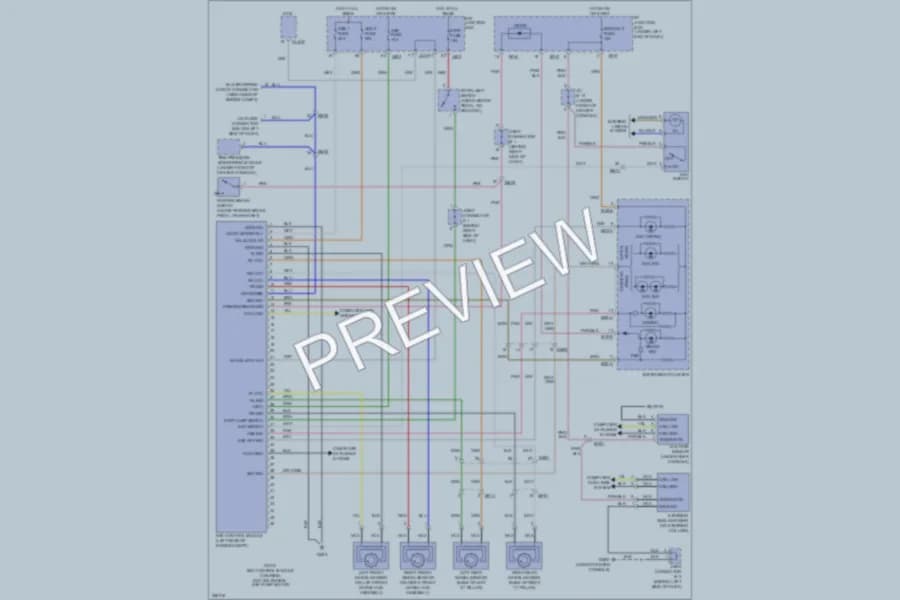 2011 Hyundai Azera Anti Lock Brakes wiring diagram preview