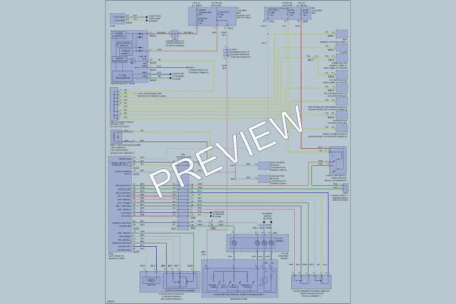 2011 Hyundai Azera Cruise Control wiring diagram preview