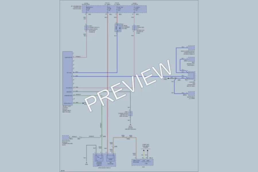 2011 Hyundai Azera Shift Interlock wiring diagram preview