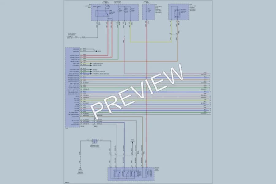 2011 Hyundai Azera Transmission wiring diagram preview