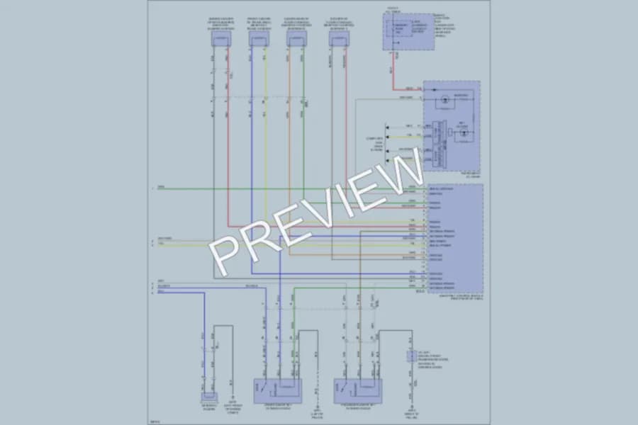 2011 Hyundai Elantra Anti Theft wiring diagram preview