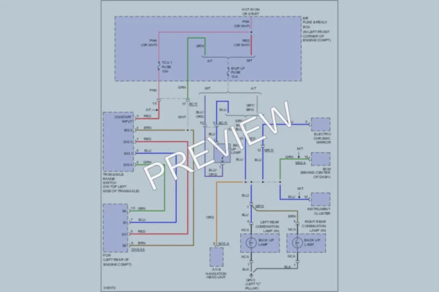 2011 Hyundai Elantra Exterior Lights wiring diagram preview