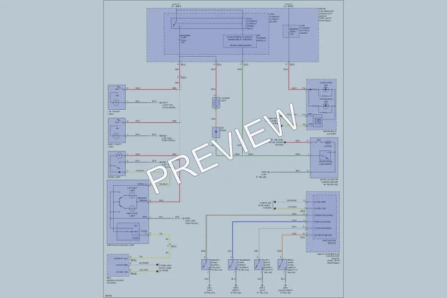 2011 Hyundai Elantra Interior Lights wiring diagram preview