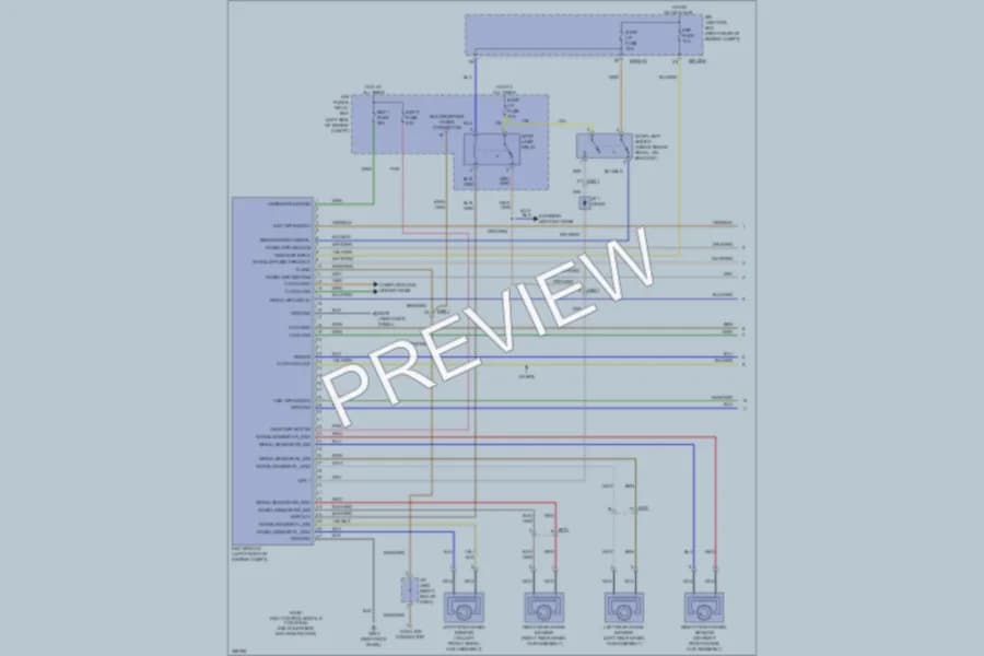 2011 Hyundai Equus Anti Lock Brakes wiring diagram preview