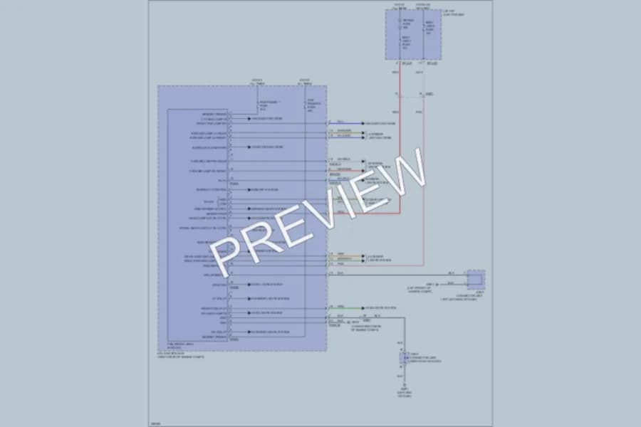 2011 Hyundai Equus Body Control Modules wiring diagram preview