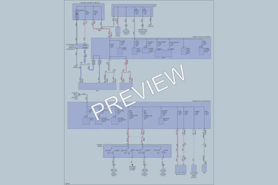 2011 Hyundai Genesis Power Distribution wiring diagram preview