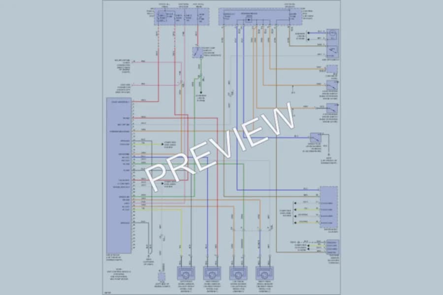 2011 Hyundai Sonata Anti Lock Brakes wiring diagram preview