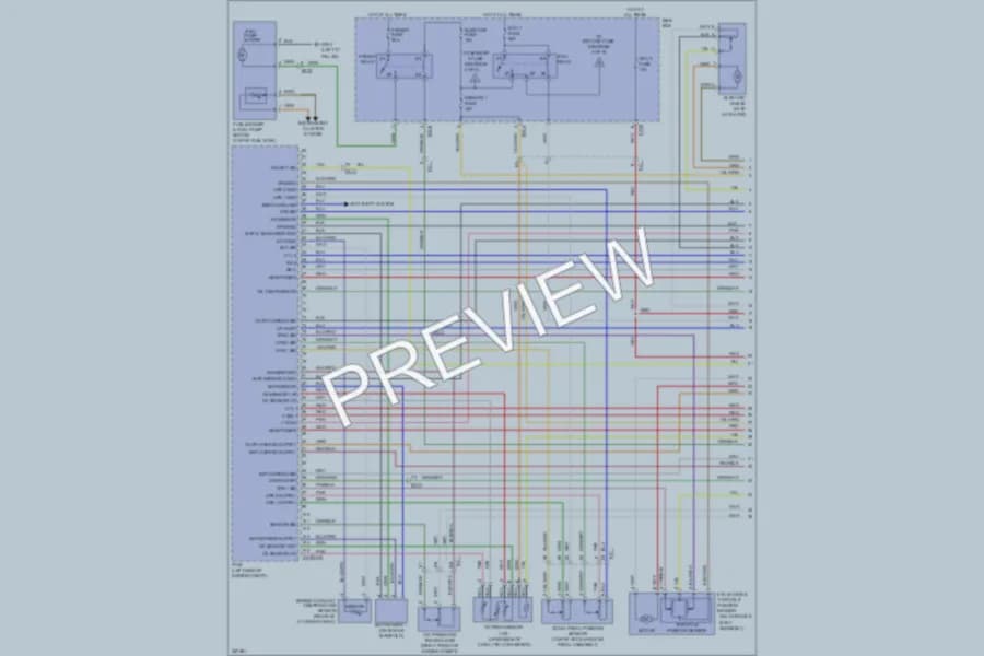 2011 Hyundai Sonata Engine Performance wiring diagram preview