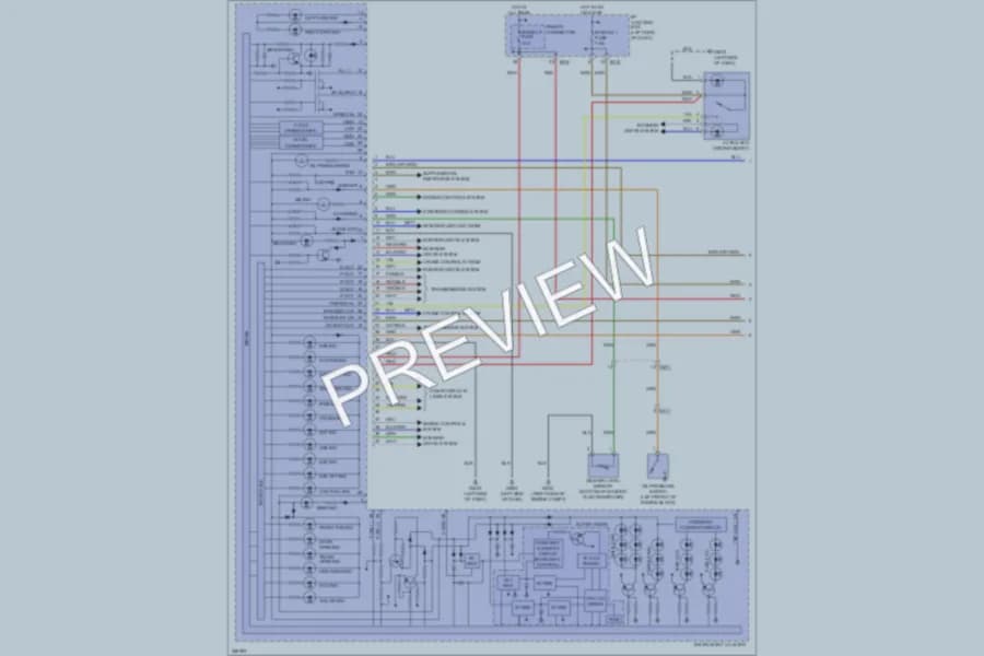2011 Hyundai Sonata Instrument Cluster wiring diagram preview