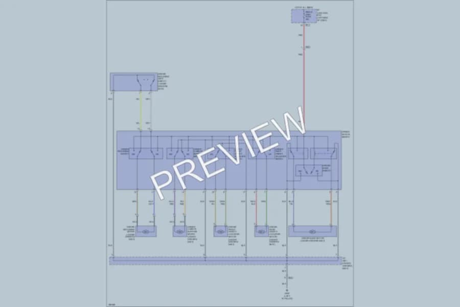2011 Hyundai Sonata Power Seats wiring diagram preview