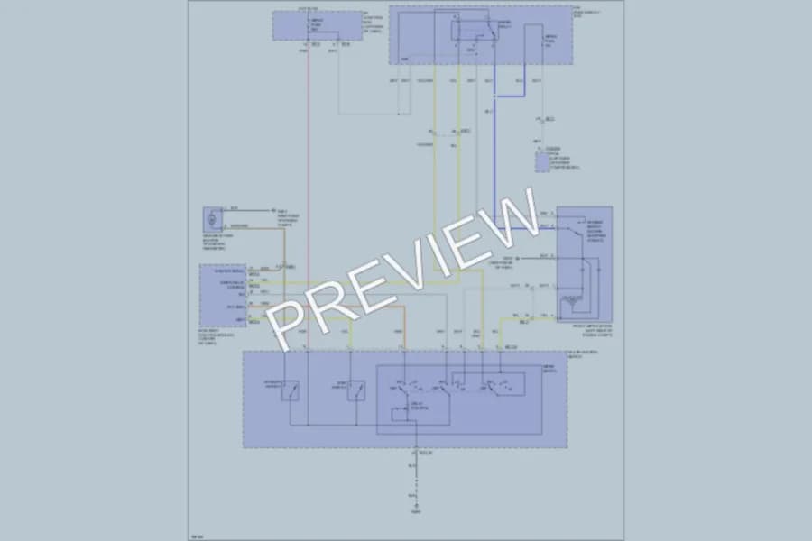 2011 Hyundai Sonata Wiper Washer wiring diagram preview