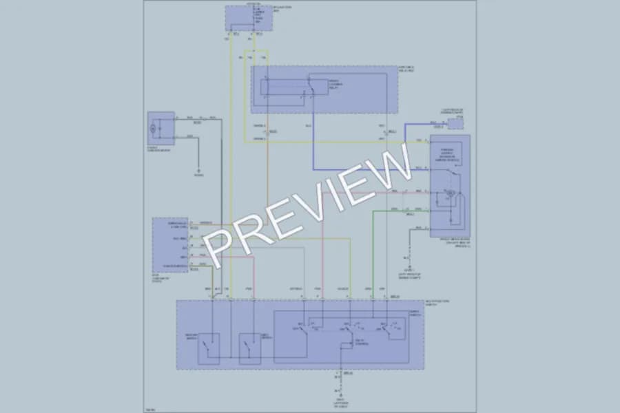 2011 Hyundai Tucson Wiper Washer wiring diagram preview