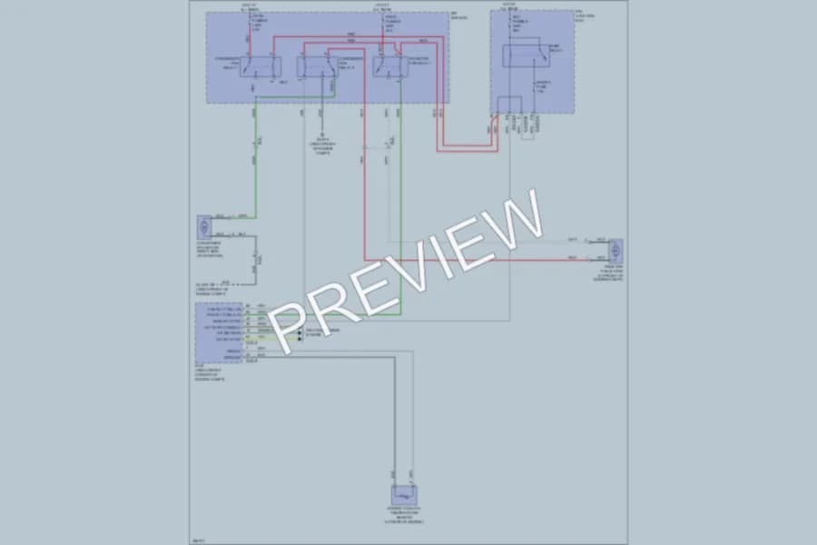 2011 Hyundai Veracruz Cooling Fan wiring diagram preview