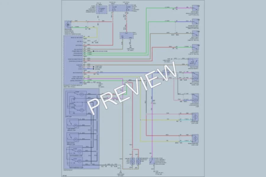2011 Infiniti EX35 Interior Lights wiring diagram preview