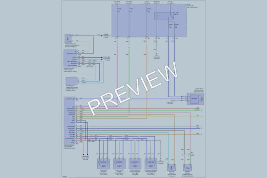 2011 Infiniti FX35 Air Conditioning wiring diagram preview