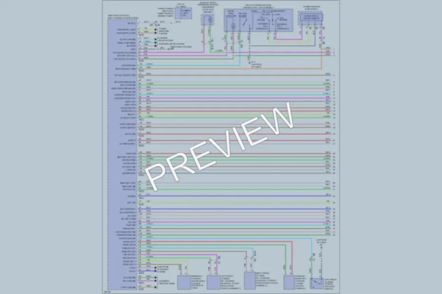 2011 Infiniti FX35 Anti Theft wiring diagram preview