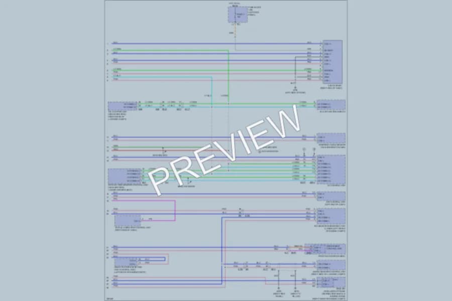 2011 Infiniti FX50 Computer Data Lines wiring diagram preview
