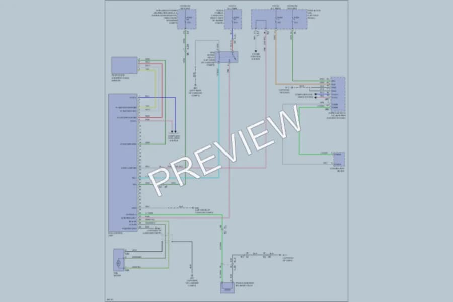 2011 Infiniti FX50 Electronic Power Steering wiring diagram preview